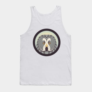 Great Gray Owl Logo Tank Top